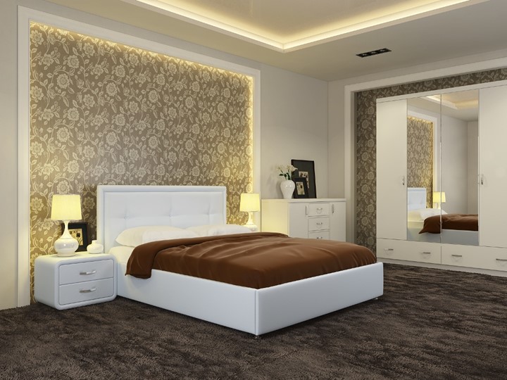 Кровать двуспальная Adele размер 160*200 с основанием в Южно-Сахалинске - изображение 2