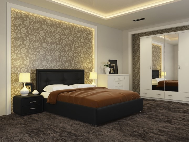 Кровать двуспальная Adele размер 160*200 с основанием в Южно-Сахалинске - изображение 3