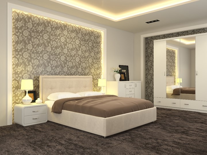 Кровать двуспальная Adele размер 160*200 с основанием в Южно-Сахалинске - изображение 4