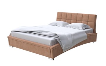 Кровать спальная Орматек Corso-1L 200x200, Микровелюр (Manhattan Брауни) в Южно-Сахалинске