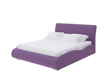 Кровать 2-спальная Corso-8 Lite 140x200, Велюр (Forest 741 Светло-фиолетовый) в Южно-Сахалинске