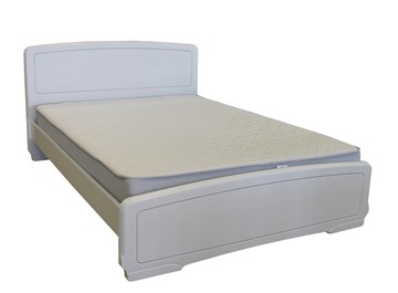 Кровать 2-спальная Кристина Прайм 1400, Белый в Южно-Сахалинске