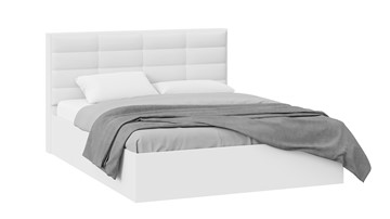 Спальная кровать с подъемным механизмом Агата тип 1 (Белый) в Южно-Сахалинске