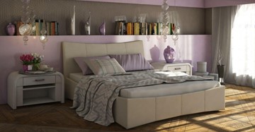 Кровать в спальню Конкорд Stella с ортопедической решеткой 180х190 в Южно-Сахалинске