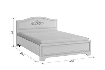 Спальная кровать 1.4 (комфорт) Белла (1400х2000) в Южно-Сахалинске - предосмотр 4