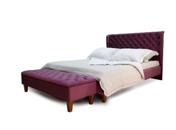 Кровать без механизма 2х-спальная Моника 2 с высокими ножками 2200х2150 мм в Южно-Сахалинске