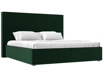 Кровать с механизмом 2-спальная Аура 160, Зеленый (Велюр) в Южно-Сахалинске