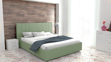 Двуспальная кровать с механизмом Сарма Аврора 140х200 (с коробом) в Южно-Сахалинске