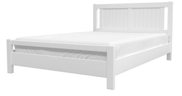 Кровать 1.5-спальная Ванесса из массива сосны (Белый Античный) 140х200 в Южно-Сахалинске