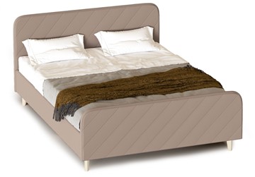 Спальная кровать Мебельград Мелоди 900 (с основанием) Альба мокко в Южно-Сахалинске