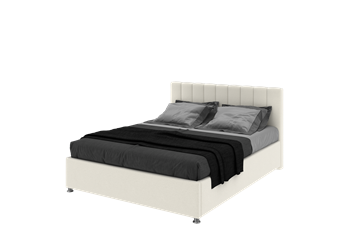 Кровать в спальню Палермо 120х200 с ортопедическим основанием velutto 01 в Южно-Сахалинске