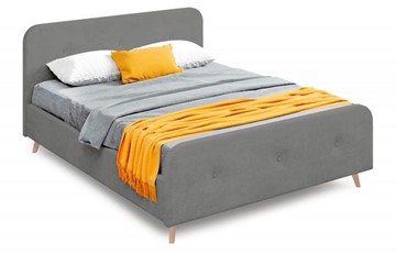 Односпальная кровать Сиерра 1200 (с подъемным механизмом и коробом) Торонто серый в Южно-Сахалинске