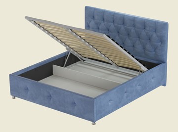 Полутороспальная кровать Соня Афины 140х200 с подъемным механизмом и дном в Южно-Сахалинске