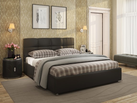 Кровать спальная Jaklin размер 180*200 с основанием в Южно-Сахалинске - изображение