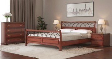 Спальная кровать Роял 140*200 с основанием в Южно-Сахалинске