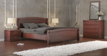 Спальная кровать СВ-Стиль Магнат 160*195 с основанием в Южно-Сахалинске