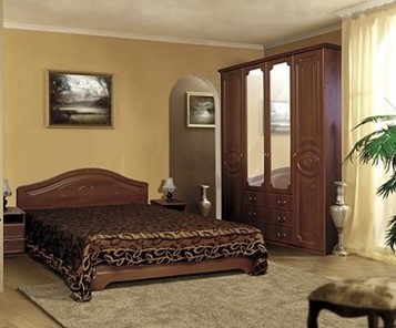 Спальня Ивушка-5, цвет Итальянский орех в Южно-Сахалинске