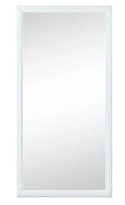 Настенное зеркало в спальню Ника (белый) 119,5 см x 60 см в Южно-Сахалинске