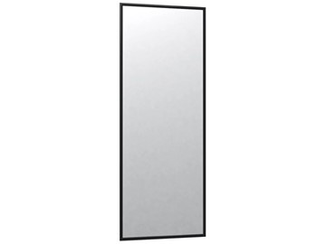 Настенное зеркало в спальню Сельетта-6 черный (1100х400х9) в Южно-Сахалинске