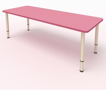 Детский стол 2-местный  (по одну сторону столешн.) СДО-2 (0-3) розовый в Южно-Сахалинске