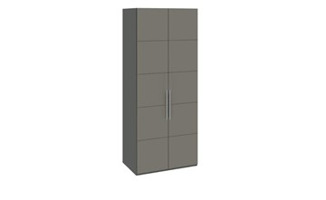 Шкаф Наоми с 2-мя дверями, цвет Фон серый, Джут  СМ-208.07.03 в Южно-Сахалинске