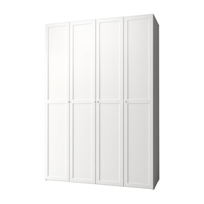 Шкаф для одежды Харрис 60, белый + 4 фасад стандарт в Южно-Сахалинске