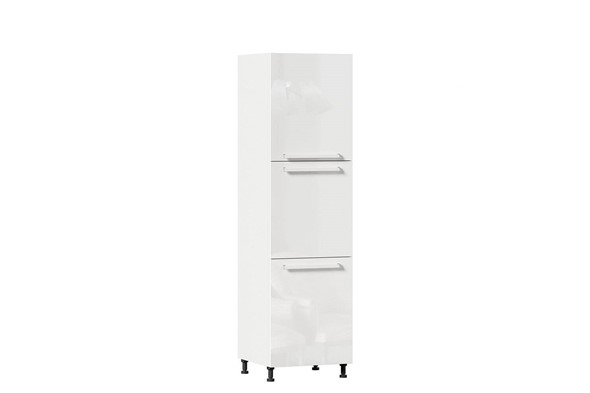 Шкаф-пенал на кухню Герда 600 тип 2 272.296.000 (Белый) в Южно-Сахалинске - изображение