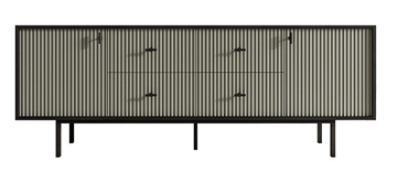 Комод с ящиками и дверцами Emerson (EM19/gray/L) в Южно-Сахалинске