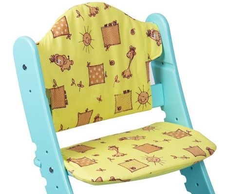Комплект Подушек для растущего стула М1, желтый в Южно-Сахалинске - изображение