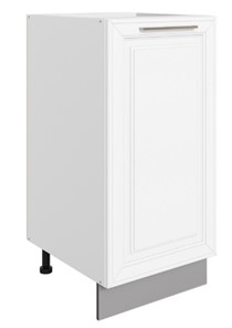 Шкаф рабочий Мишель L400 (1 дв. гл.) эмаль (белый/белый) в Южно-Сахалинске