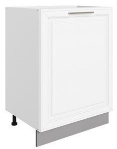 Шкаф рабочий Мишель L600 (1 дв. гл.) эмаль (белый/белый) в Южно-Сахалинске