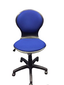 Детское вращающееся кресло LB-C 03, цвет синий в Южно-Сахалинске
