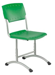 Детский стул регулируемый Отличник.3 3-5, Зеленый RAL 6001/Светло-серый в Южно-Сахалинске