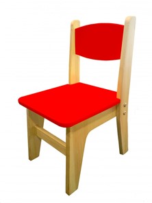 Детский стульчик Вуди красный (H 300) в Южно-Сахалинске
