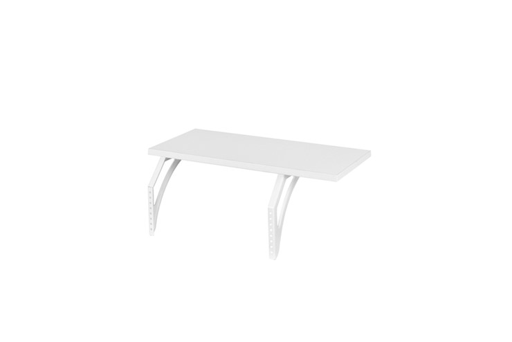 Растущий стол 1/75-40 (СУТ.25) + Polka_b 1/550 + Polka_zz 1/600 (2 шт.) белый/белый/Серый в Южно-Сахалинске - изображение 2