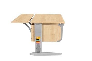 Детский стол-трансформер 6/75 (СУТ.48) + Polka_z 6/750 Клен-Танзай/серый/серый в Южно-Сахалинске