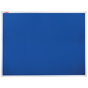 Доска  для объявлений c текстильным покрытием для объявлений 60х90 см синяя, ГАРАНТИЯ 10 ЛЕТ, РОССИЯ, BRAUBERG, 231700 в Южно-Сахалинске