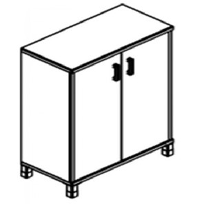Шкаф для бумаг В-420.6 ДСП 900х450х1286 мм в Южно-Сахалинске
