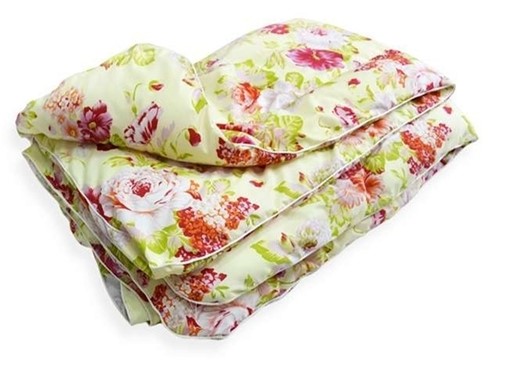 Стеганое одеяло ЭКОНОМ в вакуумной упаковке, полиэстер в Южно-Сахалинске - изображение
