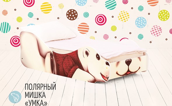 Детская кровать Полярный мишка-Умка в Южно-Сахалинске - изображение