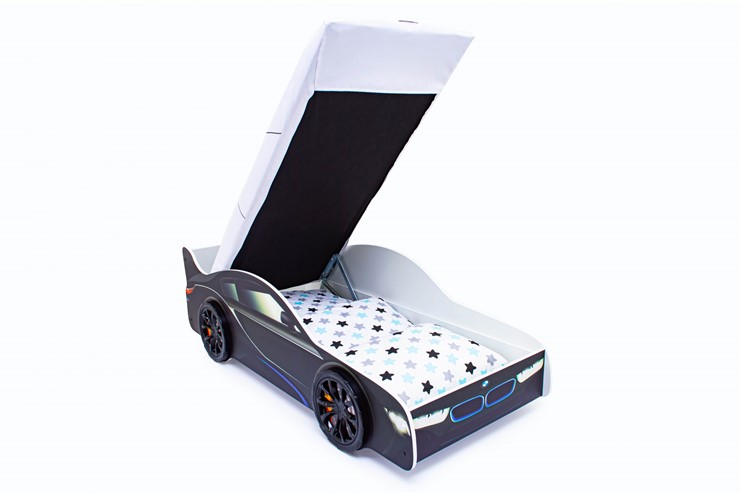 Кровать-машина детская с подъемным механизмом БМВ в Южно-Сахалинске - изображение 6