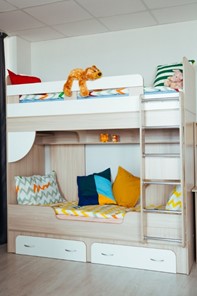 Детская двухэтажная кровать Остин М25 в Южно-Сахалинске - предосмотр 3
