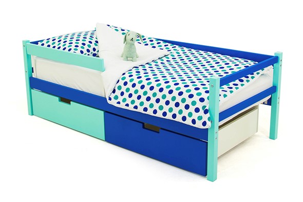 Детская кровать-тахта Skogen мятно-синий в Южно-Сахалинске - изображение