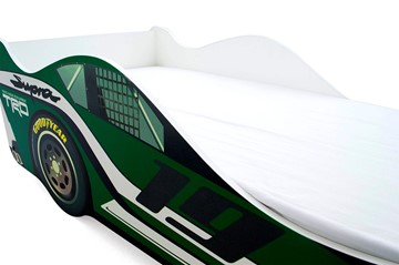 Детская кровать-машина Супра зеленая в Южно-Сахалинске - предосмотр 5