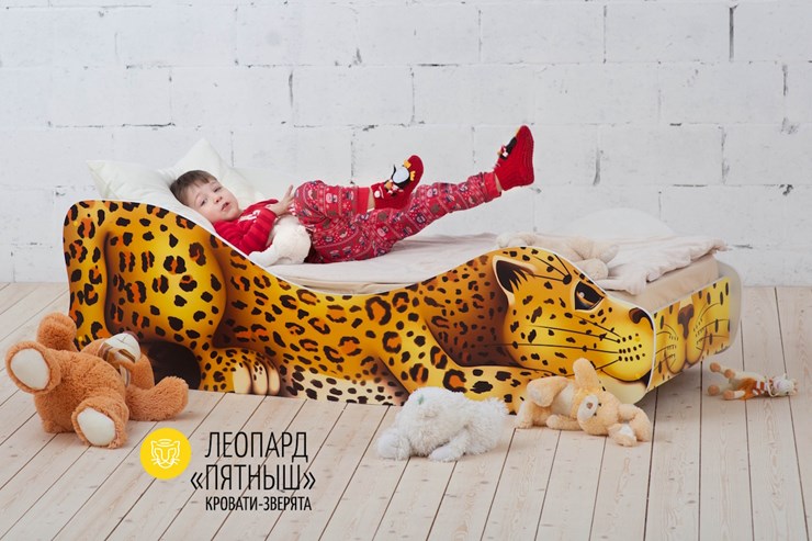Кровать детская Леопард-Пятныш в Южно-Сахалинске - изображение 1