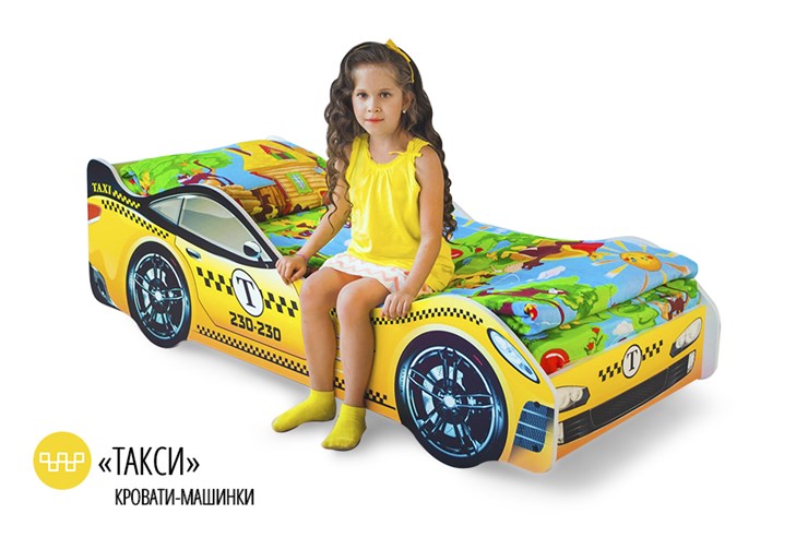 Детская кровать-машина Такси в Южно-Сахалинске - изображение 1