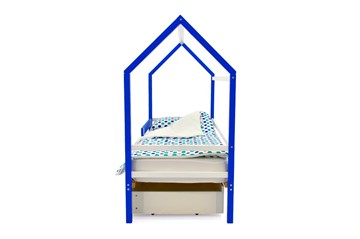 Кровать-домик детская Svogen сине-белый в Южно-Сахалинске - предосмотр 5
