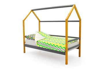 Детская кровать-домик Svogen графит-дерево в Южно-Сахалинске - предосмотр 1