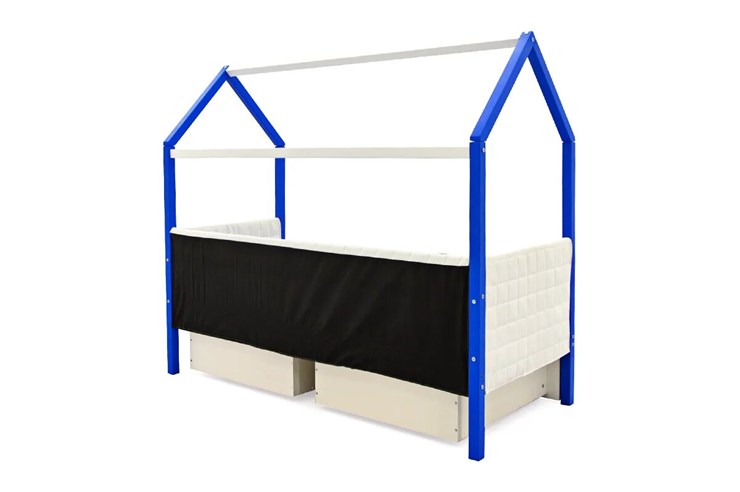 Кровать-домик в детскую «Svogen сине-белый» мягкая в Южно-Сахалинске - изображение 6