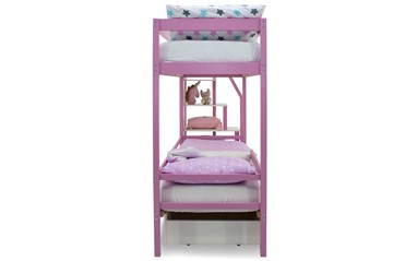 Двухэтажная детская кровать Svogen розовый в Южно-Сахалинске - предосмотр 8